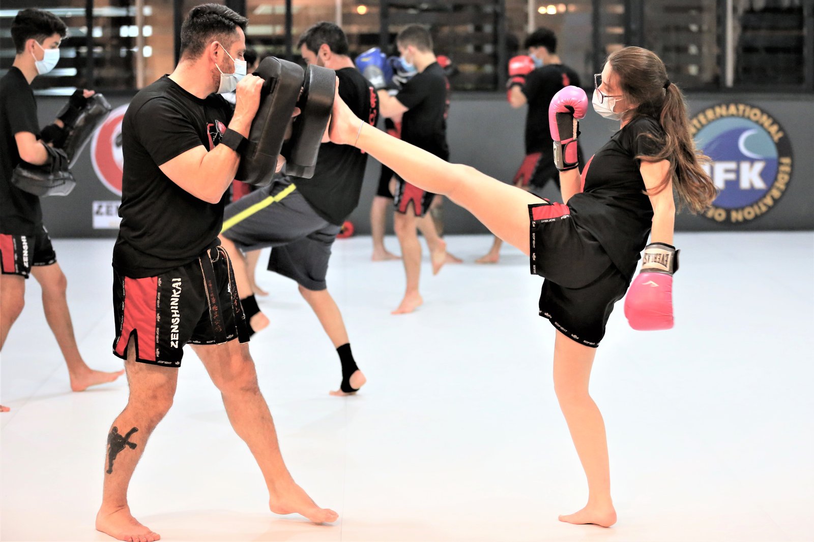 Treino de Kickboxing